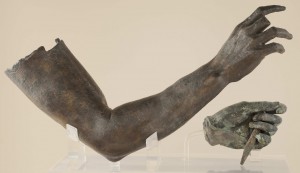 bronze arm